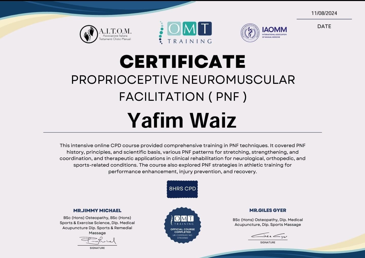 Proprioceptive Neuromuscular Facilitation (PNF)